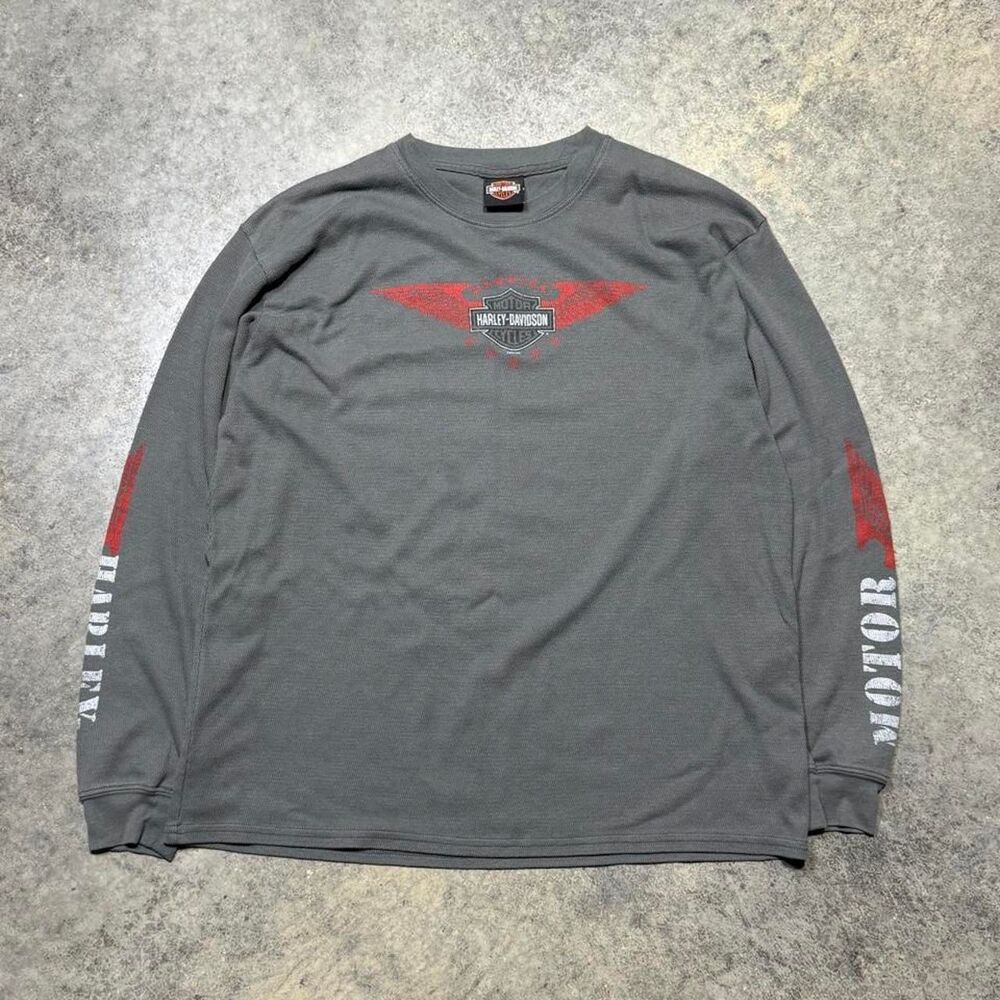 Harley-davidson Men's Grey T-shirt